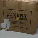 GXT Bench Seat Cover, Premium Faux Leather Bench Seat Covers for Trucks - Universal Fit for Most Sedans SUV Pick-up Truck, Durable for Long Lasting Protection(Black and Orange)