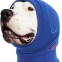 KOESON Adjustable Dog Calming Hoodie, No Shake Ear Wraps for Dogs with Sound-Absorbing Pads, Strechy & Soft Dog Ear Muffs Noise Protecion, Pet Head Covers for Thunder, Firework, Separation, Hematoma