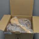 Sauna Bucket and Ladle Set - Handmade from Canadian Red Cedar Wood - Natural Rope Handle - 1 Gallon (4 Liters) Water Capacity