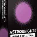 Astrobrights Mega Collection Colored Paper, 8  x 11, 24 lb/89 gsm, Bright Purple, 625 Ct. (91675) "Amazon Exclusive" - More Sheets!