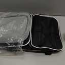 Petskd Top and Side Expandable Pet Carrier 17x11x9.5 Inches Alaska Airline Approved, Soft-Sided Carrier for Small Cats and Dogs with Locking Safety Zippers and Anti-Scratch Mesh(Black)