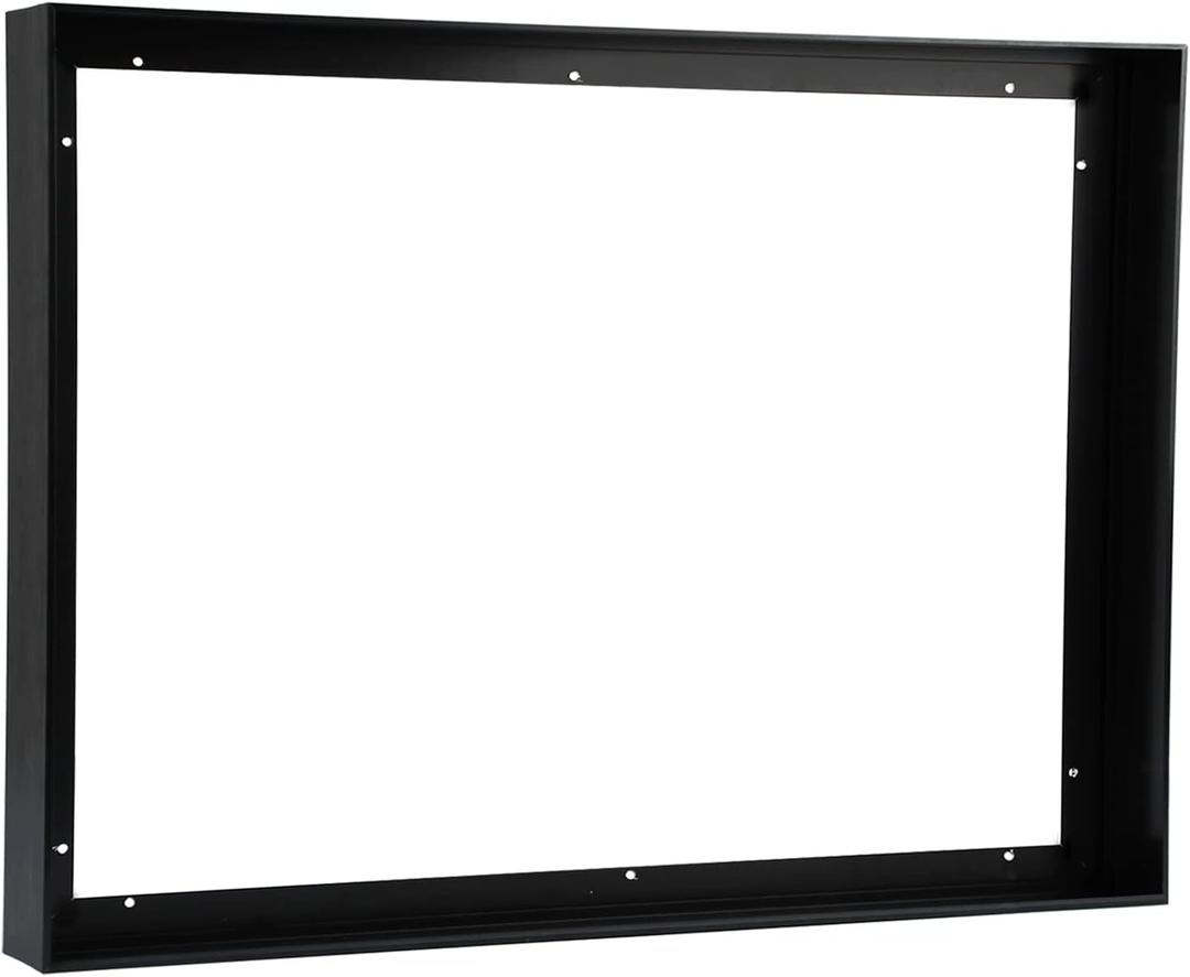 DIY Metal Canvas Floating Frame for 40x40 Canvas Paintings, 1.5 Deep Portrait Landscape Oil Painting Frames, Art Show Gallery Wall Home Office Living Room Decor (Black)