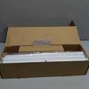 2 Pack Heavy Duty Curtain Rods for Windows 48 to 84 Inch, 1 Inch White Adjustable Curtain Rod Set with Easy Installation and Modern Design (A1,White,30-90",2Pack)