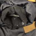 BRKURLEG Black Dog Coat with Harness, Dog Winter Jacket, Dogs Onesie Body Warm Jackets, Small Dogs Winter Coats Reflective Windproof Warm Cold Weather Coats, Pet Waterproof Jacket Hiking S