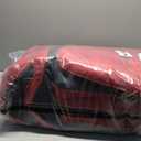 Basic Beyond Chair Cushions for Dining Chairs 6 Pack, Chair Cushion with Ties and Non Slip Backing, 15.5 x 15.5 inches Tufted Chair Pads for Dining Chairs, Red