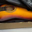38 Inch Sunburst Acoustic Guitar Beginner Kits, 3/4 Cutaway Wood Acustica Guitarra for Beginners Adults with Online Lesson,Gig Bag,Picks,Steel Strings Strap with Picks Holder
