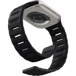Bandletic Silicone Watch Bands Compatible with Apple Watch Series 11 Band, Breathable Double Sided Wearable Magnetic Strap for iWatch Series 10 (42mm),9 8 7 (41mm),SE3 SE2 SE 6 5 4 (40mm),3 2 1(38mm)