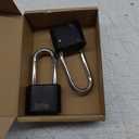 2 Pack Heavy Duty Weatherproof Combination Padlock, Outdoor Combination Lock with Long Shackle for Gate, Fence, Warehouse, Storage Unit,Garages