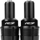 MOWOK Frame Sliders for Yamaha R7 YZFR7 2021 2022 2023 2024 2025 2026 Motorcycle Accessories Crash Protection pad Bobbins Pad Falling Protector Frame Sliders YZF-R7 (Black)