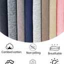 Summer T-Shirt Cotton Slouchy Beanie for Women Men Fashion Style Soft Hipster Daily Hat Lightweight Skull Sleep Cap (Gray)