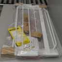 Regalo 38.5-Inch Extra Wide Baby Gate  Pressure Mount Baby and Pet Safety Gate for Bottom of Stairs & Doorways  Tested and Trusted, American Designed, American Owned (White)