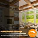 E12 LED Candelabra Bulbs 40 Watt Equivalent, 4W Vintage Candle Light Bulbs Dimmable, 470Lm Warm White 2700K B11 Edison Bulb, Filament Clear Glass Lamp Bulb for Chandelier Ceiling Fan (5 Packs)