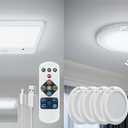 JACKYLED New Upgraded Rechargeable Motion Sensor Ceiling Light 4 Pack