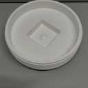 Frienda 8 Inch Npt Male Threaded PVC Cleanout Plug PVC Dwv Pipe Fitting Flush Sewer Cover Cleanout Cap Adapter for Plumbing Water Line Drainage Piping System