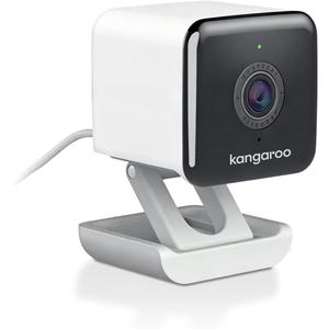 Kangaroo Mini Security Camera, Indoor Outdoor WiFi Camera with AI Detection, Color Night Vision, Two-Way Audio, Built-in Siren, Compact Design for Wall or Table (1 Camera)