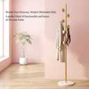 Coat Rack Freestanding Gold Coat Rack For Clothing Hats Bags Ties Purses