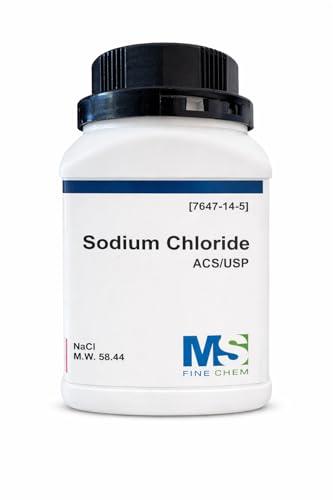 Sodium Chloride ACS Grade – 99% High Purity Crystals, 500 Grams (1.1 lb)
