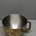 6QT Stainless Steel Mixer Bowl for Kitchenaid Stand Mixers, Kitchen Aid Mixing Bowl for 6QT Lift Mixer with Handle Copper