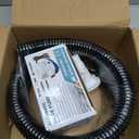 1100 GPH Automatic Boat Bilge Water Pump 12V, 1-1/8 Inch Dia Bilge Pump Plumbing Kit with 6FT Hose, 2 Clamps, Thru-Hull Fitting, Ideal for Fishing Boats, Cruisers, Runabouts, Yachts
