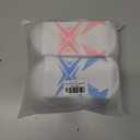 YQHMT Basketball Socks Outdoor Athletic Crew Socks Thick Compression Sports Socks for Men & Women 4 Pack (6-12)