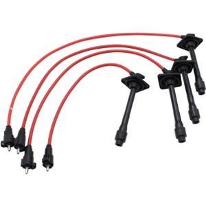 4 PCS SHLPDFM Ignition Spark Plug Wires Set 9008091110, 9091922386, 9091922400 Fits for Toyota Camry for Toyota Rav4 for Toyota Solara