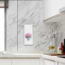 Chinoiserie Pink Hydrangea Kitchen Towels, Grand Millennial Hydrangea Dish Tea Towels for Kitchen Decor, Blue and White Chinoiserie Porcelain Floral Decorative Hand Towel for Bathroom, 16x24 Inch