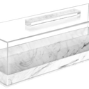 Rectangle Cake Tray with Lids, Clear Pastry Display Case, Dessert Holder Tray, Cake Stand, Cookie Display, Marble Pattern Plastic Cake Platter with Lucite Cover, Pastry Base