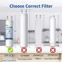 WF3CB Replacement Water Filter, Compatible with Frigidaire WF3CB, Pure Source 3, 706465, 242069601, 242086201, 242017800, WF425, Height 9 inches, Pack of 3