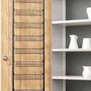 Goovilla Over The Door Pantry Organizer, 8-Tier Pantry Organization and Storage, Metal Hanging Spice Rack for Pantry Door, Kitchen, Laundry, Bathroom Organization, Back of Door Seasoning Rack, Black