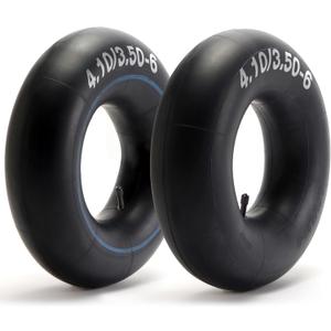 Steerling Tire Co. 4.10/ 3.50-6 Tube - 13" Inches - Explosion Proof [2-Pack] - Replacement Tire Inner Tube - Compatible with Gorilla Carts, Lawn Mowers, Wheelbarrows, Wagons & Hand Trucks