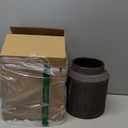 ATLZBLTCI Farmhouse Ceramic Farmhouse Kitchen Utensil Holder for Countertop, Rustic Cooking Utensil Holder Crock Fit for Kitchen Counter. 6.1 x 6.1 x 7 IN