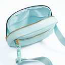 Cross Body Fanny Pack for Women,Fashion Waist Packs Crossbody Bags,Belt Bag with Adjustable Strap - Blue