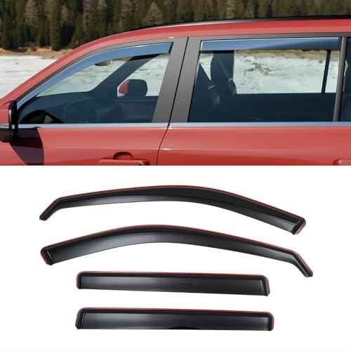 Visor Rain Guards Compatible with 2024 2025 2026 Toyota Grand Highlander Front and Rear in-Channel Window Visors Wind Deflectors Weather Shield for Grand Highlander 4PCS Accessories