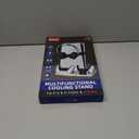 G&G&G&St for ps5 slim cooling fan cooling fan with usb ports for ps5 Cooling and Charging Stations, PS5 Cooling Stand for Playstation5 Accessories,PS5 Slim Digital/Disc Stand with 4 Charging Ports Headphone Brackets