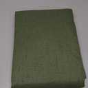 KOUFALL 92 Inch Blackout Curtains,Boho Olive Green Pleated Curtains for Bedroom Living Room 93 in Long 2 Panels Set