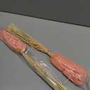 Phliofd 100Pcs Bunny Tails Dried Flowers, Natural Dried Bunny Tails Grass Dried Lagurus Ovatus Rabbit Tail Grass for Flowers Arrangements DIY Craft Wedding Party Home Table Decor (Pink)