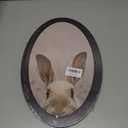 KDHTY Vintage Easter Bunny Oval Framed Wall Art Decor,Cottage Animal Rabbit Wall Art Canvas Frame Hanging,Retro Farmhouse Rustic Cottagecore for Home Bedroom Living Room Decoration,15.7x10.2