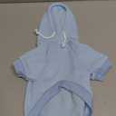 QWINEE Basic Dog Hoodie Sweatshirt Puppy Sweater Warm Cat Costumes Pet Clothes for Chihuahua Puppy Kitten Small Medium Dogs Light Blue Small, S