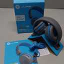 JLab JBuddies Studio Wireless On-Ear Kids Headphones, Graphite/Blue, 13 Hour Battery Life, Studio Volume Safe, Volume Limiter, Folding, Adjustable, Noise Isolation, with Mic