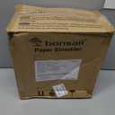Bonsaii 6-Sheet Cross Cut Paper Shredder for Home, 3.4 Gal Bin