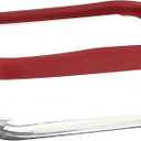 Anchor Hocking Glass Baking Dishes for Oven, 8 Inch Square Glass Cake Pan with TrueFit Cherry Lid (Red)
