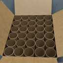 30 Pack Craft Rolls - Thick Cardboard Tubes for Crafts - Round Tubes - Cardboard Tubes For Crafts - Craft Tubes - Craft Round Tubes - Paper Tube for Crafts - 1.57 x 3.9 inches - Brown