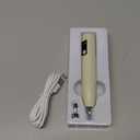 Electric Diamond Painting Pen - Cordless Diamond Art Pen Low-Noise Wax-Free, Rechargeable 2-Speed, Portable Diamond Art Accessories for Crafts Lovers (Cream)