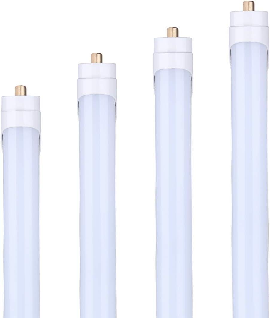 TRLIFE 8FT LED Tube Light 45W, T8 8 Foot LED Bulbs 5000K Daylight White with FA8 Base, Replacement for Fluorescent Fixtures, 8FT Tube Lights Frosted Cover for Warehouse Workshop Shop Garage(4 Pack)