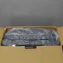 SEALY Electric Blanket Twin Size, Soft Ribbed Flannel to Sherpa Reversible Heated Blanket with 10 Heat Settings & 1 to 12 Hours Auto-Off Overheat Protection Machine Washable, 62"x84" Charcoal