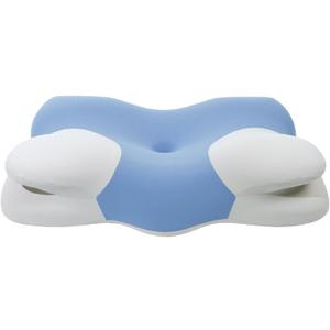 Cervical Pillow for Neck and Shoulder Pain Relief - Ergonomic Neck Pillow for Sleeping, Contour Memory Foam Pillows Side Sleeper Pillow for Neck Support, Bed Pillow for Side Back Stomach Sleepers (White & Blue)