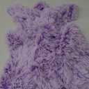 VitalCozy 6 Pcs Faux Fur Throw Pillow Covers Fluffy Couch Cushion 18 x 18 in Square Pillow Luxury Decorative Soft Pillowcase Zipper Closure for Sofa Couch Sleepover Party Bedroom Living Room (Purple)