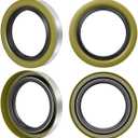 4pcs Grease Seals 010-019-00 Trailer Axle Hub Wheel 1.719''I.D x 2.565''O.D for Dexter 01001900 (10-19) Transcom 171255TB National 473336, 3500 lbs #84 Spindle E-Z Lube Axles