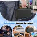 MoKo Carrying Case for Nintendo Switch 2(2025), Protective Hard Shell Portable Travel Carry Case Pouch holds 10 Cartridges with Pockets for Switch 2 Accessories and Games, Black