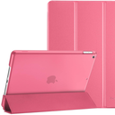 ProCase for iPad 9th/ 8th/ 7th Generation Case 10.2 Inch, iPad 10.2 Case 2021/2020/2019, Slim Smart Cover with Translucent Hard Shell Back, Supports Touch ID, Auto Wake/Sleep Melonpink